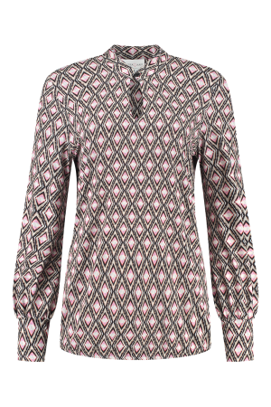 Helena Hart Helena Hart 7470mica top just print mica T-shirt Lange mouw kit