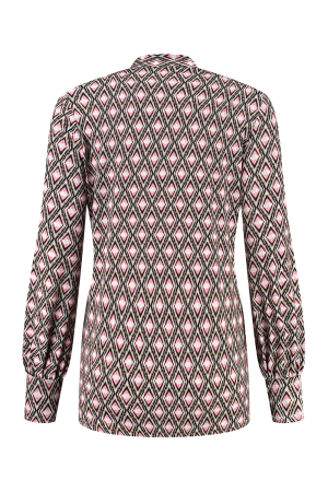 Helena Hart Helena Hart 7470mica top just print mica T-shirt Lange mouw kit