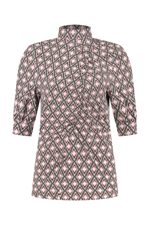 Helena Hart Helena Hart 7576mica top crush k.m. print mica T-shirt Korte mouw kit