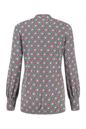 Helena Hart Helena Hart 7470disc top just print disc T-shirt Lange mouw abrikoos