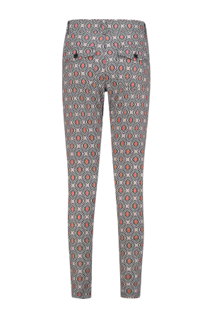 Helena Hart Helena Hart 7510disc broek chino print disc Chino abrikoos