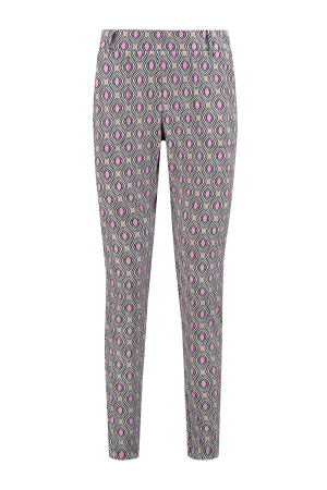 Helena Hart Helena Hart 7510disc broek chino print disc Chino pink