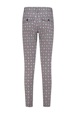 Helena Hart Helena Hart 7510disc broek chino print disc Chino pink