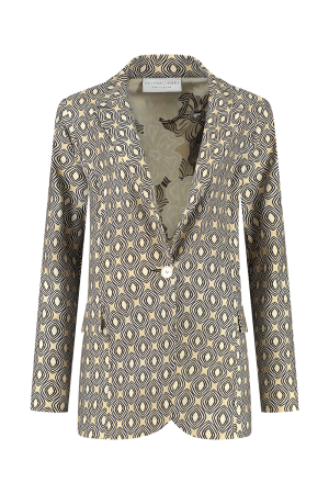 Helena Hart Helena Hart 7531disc blazer jake print disc Blazers sand