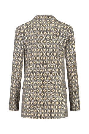 Helena Hart Helena Hart 7531disc blazer jake print disc Blazers sand