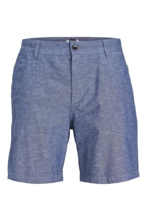 Jack & Jones Jack & Jones jpstace jjsummer linen blend short sn 12248627 Korte broeken faded denim melange