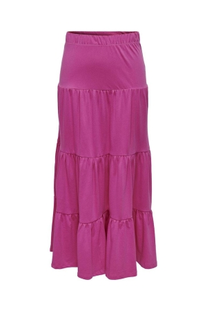Only Only onlmay life maxi skirt jrs 15226994 raspberry rose