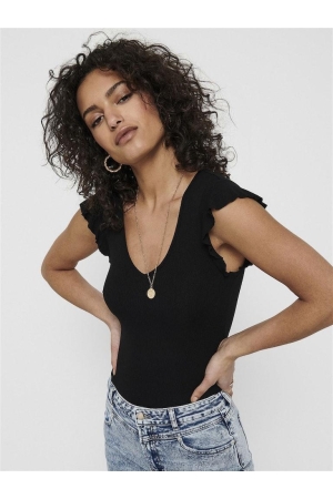 Only Only onlbelia cap sleeve top jrs noos 15227187 T-shirt Korte mouw black
