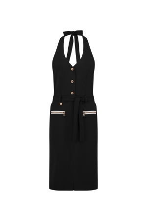 ZIP73 ZIP73 z24/522/01/016 giletjurk Jurk 016 zwart/rosé