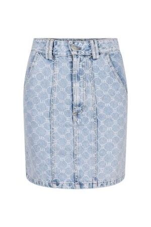 Lofty Manner Lofty Manner pd39 skirt keira 415 denim blue