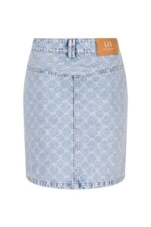 Lofty Manner Lofty Manner pd39 skirt keira 415 denim blue