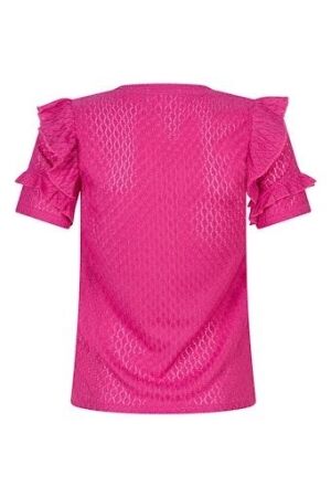 Lofty Manner Lofty Manner pd07.2 top imani T-shirt Korte mouw 300 pink
