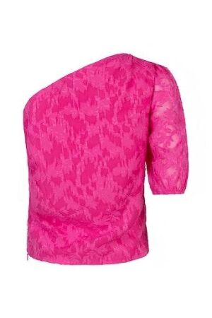 Lofty Manner Lofty Manner pd16 blouse lina T-shirt Korte mouw 300 pink