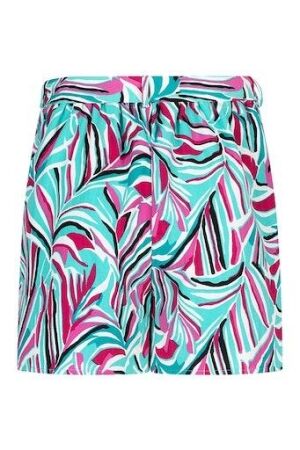 Lofty Manner Lofty Manner pd34 short emely Korte broeken 777 palm leaves print