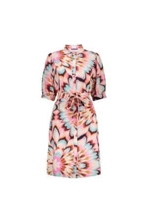 Geisha Geisha dress 47443-20 Jurk 10 off-white/pink