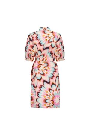Geisha Geisha dress 47443-20 Jurk 10 off-white/pink