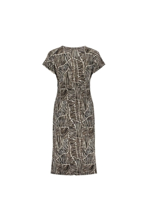 Geisha Geisha dress short sleeves aop 47410-60 june Jurk 10 pr. 02-24-2 off-white/black