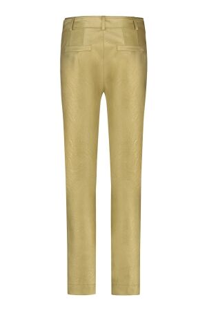 Studio Anneloes Studio Anneloes mita faux leather trousers 09463 Broek 0002 gold