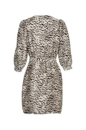 MSCH Copenhagen MSCH Copenhagen mschphilida maire 3 4 dress aop 18402 Jurk black abstract