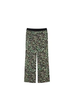 SUMMUM SUMMUM trousers allover vi/ea 4s2644-12037 Broek 990 black