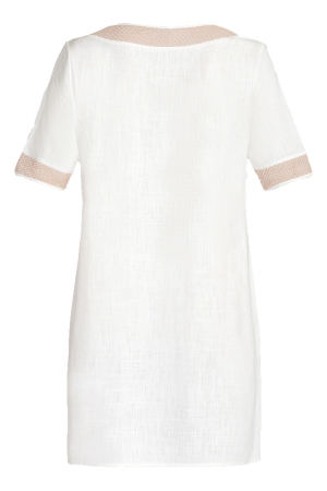 Maicazz Maicazz su24.40.818 jonique- jurk Jurk offwhite -d7