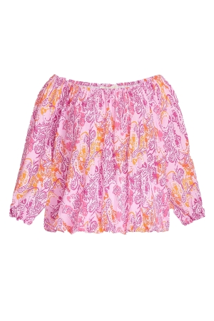 Maicazz Maicazz su24.60.008 jelisha - top T-shirt Korte mouw paisley mood - d7