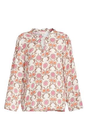 Maicazz Maicazz su24.60.009 japan - top T-shirt Lange mouw ornamentery - d7