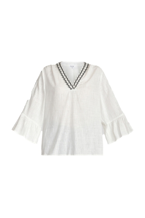 Maicazz Maicazz su24.60.815 jessica - top T-shirt Korte mouw off white - d5