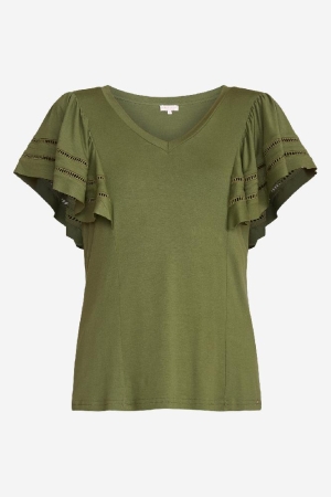 Maicazz Maicazz su24.60.033 jalisa - top T-shirt Korte mouw pale green -d6