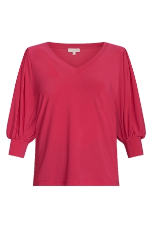 Maicazz Maicazz su24.60.036 clash- top T-shirt Korte mouw pink flambe - d7