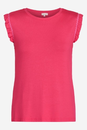 Maicazz Maicazz su24.60.040 junas - top T-shirt Korte mouw pink flambe - d7
