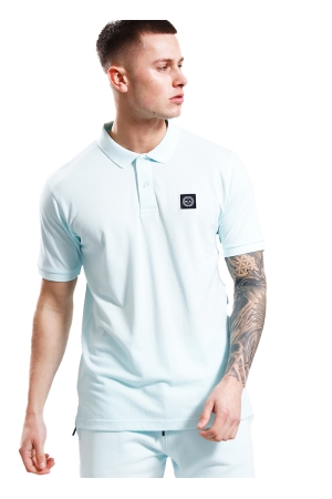 Marshall Artist Marshall Artist msatm10798 siren s/s polo Poloshirts sky blue 080