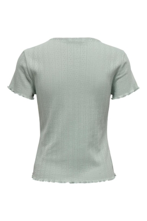 Only Only onlcarlotta s/s top jrs noos 15256154 T-shirt Korte mouw jadeite