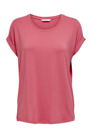 Only Only onlmoster s/s o-neck top noos jrs 15106662 T-shirt Korte mouw tea rose
