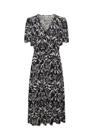 Only Only onlhalia s/s midi dress wvn noos 15323675 Zomerjurkjes night sky malene graphic