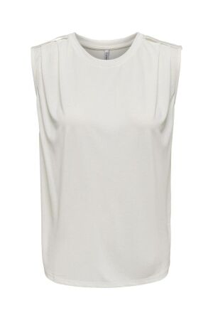 Only Only onlfree life s/l modal satin mix top jrs 15290313 Tops en Singlets cloud dancer