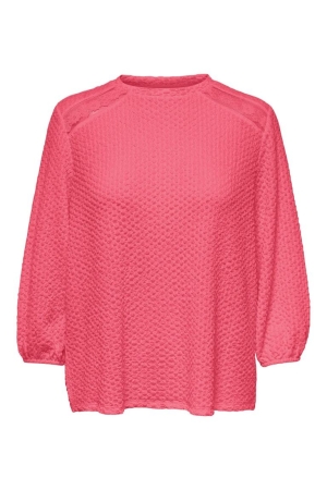 Only Only onlgitta 3/4 top cs jrs 15287194 T-shirt Korte mouw coral paradise