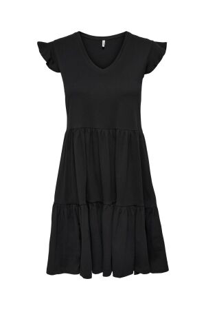 Only Only onlmay cap sleev fril dress jrs noos 15226992 Zomerjurkjes black