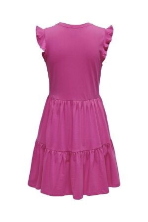 Only Only onlmay cap sleev fril dress jrs noos 15226992 Zomerjurkjes raspberry rose