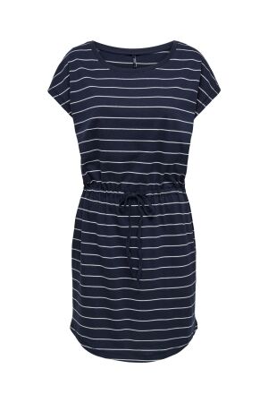 Only Only onlmay s/s dress noos 15153021 Zomerjurkjes night sky cloud dancer (nadia)