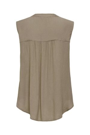 Only Only onljette life s/l top wvn noos 15213420 Tops en Singlets mocha meringue