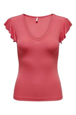 Only Only onlbelia cap sleeve top jrs noos 15227187 T-shirt Korte mouw rose of sharon