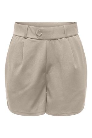 Only Only onlsania belt button shorts jrs 15322012 Korte broeken feather gray