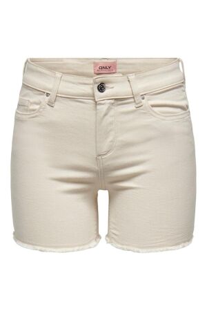 Only Only onlblush mid sk dnm shorts noos 15196303 Korte broeken ecru