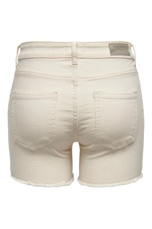Only Only onlblush mid sk dnm shorts noos 15196303 Korte broeken ecru