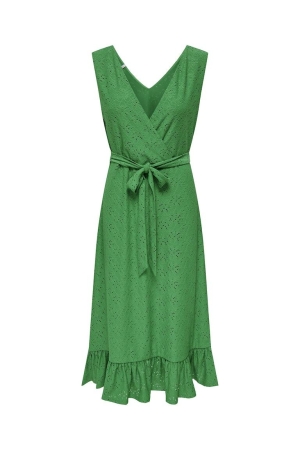 Only Only onlsmilla s/l midi dress cs jrs 15328939 Zomerjurkjes green bee
