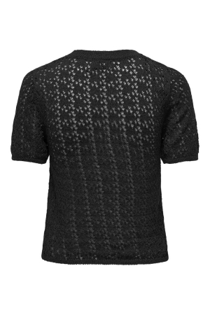 Only Only onlsola life ss o-neck knt 15321527 T-shirt Korte mouw black