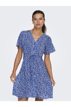 Only Only onlevida s/s short dress wvn noos 15237382 Zomerjurkjes nebulas blue hanna flower