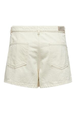 Only Only onlmira reg ecru dnm skort tai 15319728 Korte broeken ecru