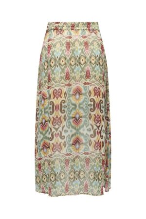 Only Only onlasta life slit ankel skirt ptm 15322915 oil green borders paradise